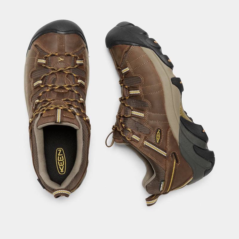 Keen Targhee II Wide - Erkek Trekking Ayakkabısı - Kahverengi - Turkey (538209UIW)